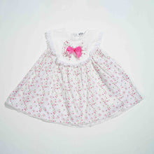 Load image into Gallery viewer, NEW BORN GIRLS FROCK- OFF WHITE
