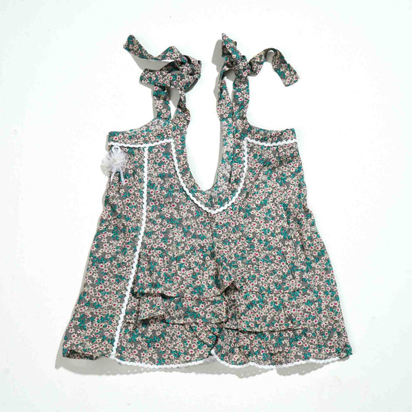 NEW BORN GIRLS FROCK - ASH