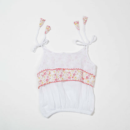 New Born Girls 2 Pcs-White