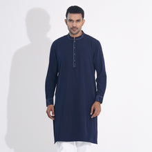 Load image into Gallery viewer, Men Navy Panjabi
