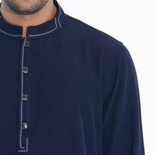 Load image into Gallery viewer, Men Navy Panjabi
