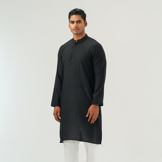 Mens Black Panjabi