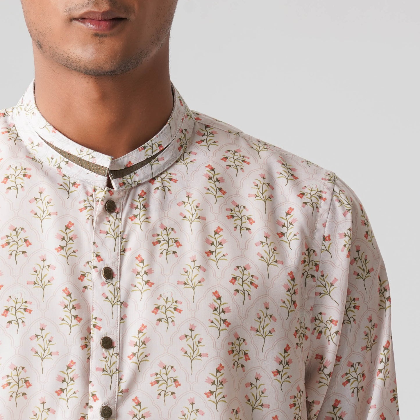 Mens Off White Panjabi