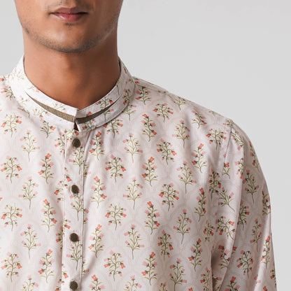 Mens Off White Panjabi