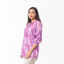 Load image into Gallery viewer, Womens Lavender Ethnic Top
