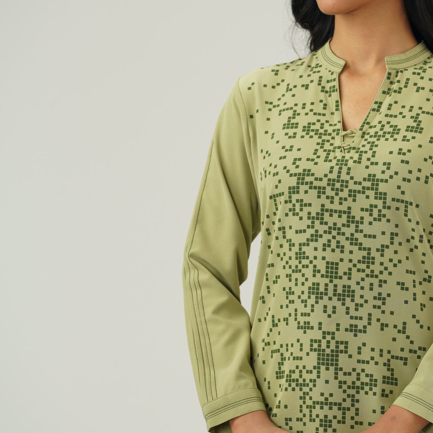 Women Leaf Green Tops