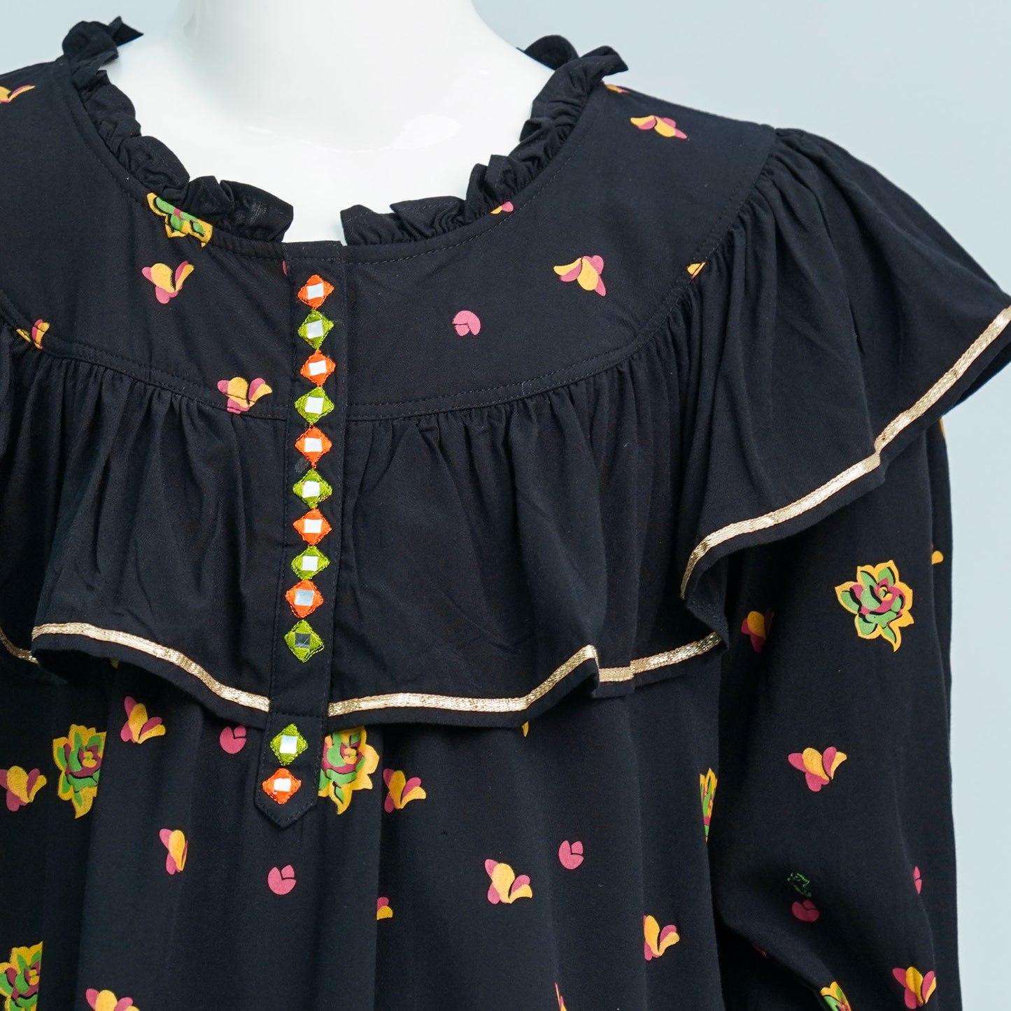 Girls Teen Black Tunic