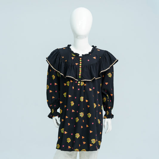 Girls Teen Black Tunic