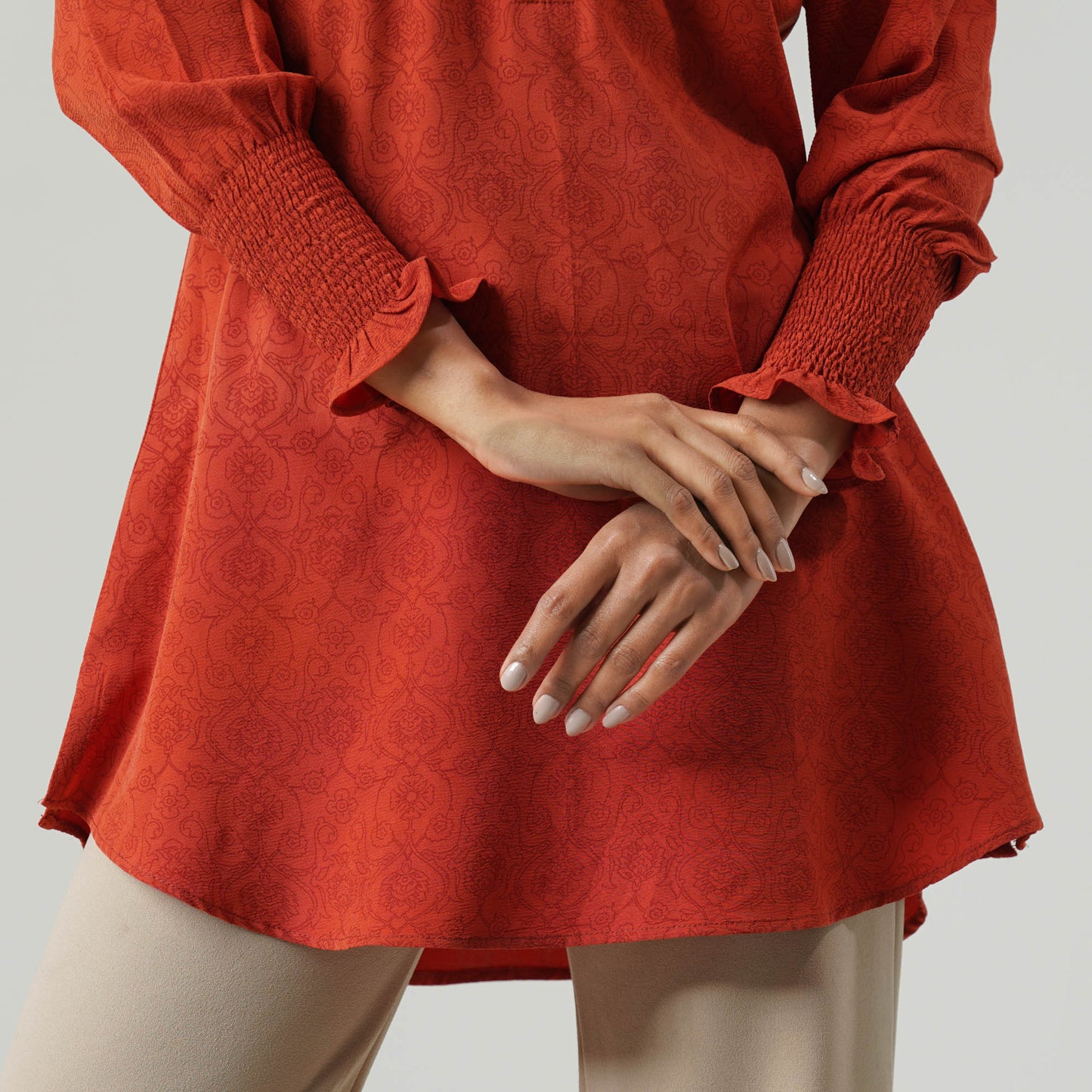 Womens Orange Tunic