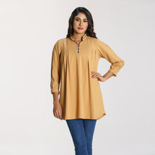 Load image into Gallery viewer, Women&#39;s Beige Workwear Top
