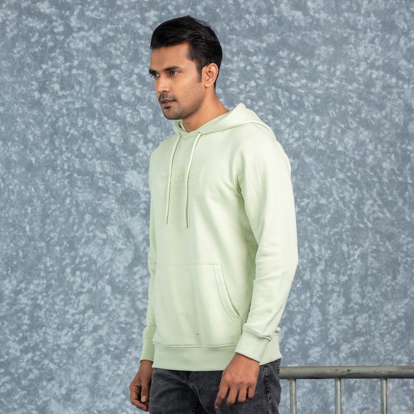 Mens Hoodie- Light Olive