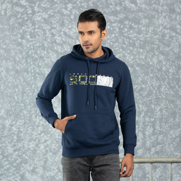 MENS HOODIE- NAVY