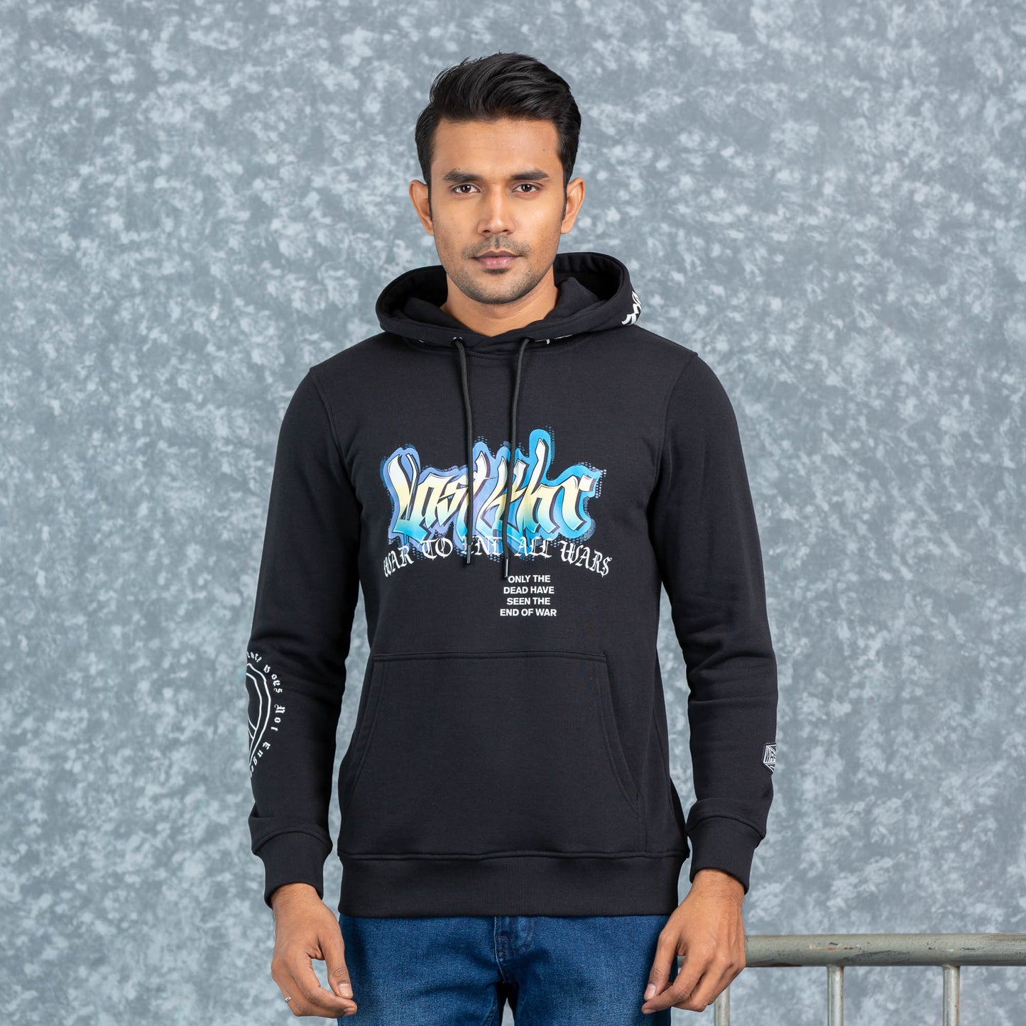 Mens Hoodie-Black