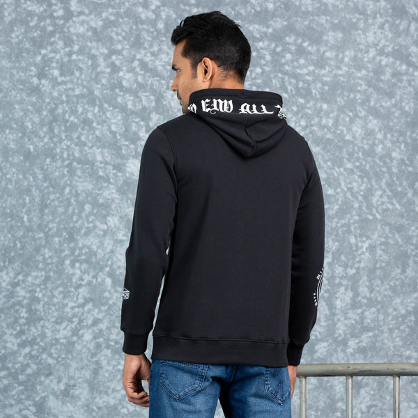 MENS HOODIE-BLACK