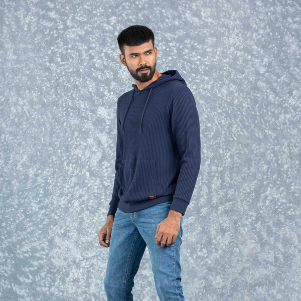 MENS HOODIE- NAVY