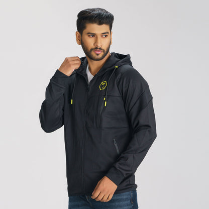 Mens Black Hoodie