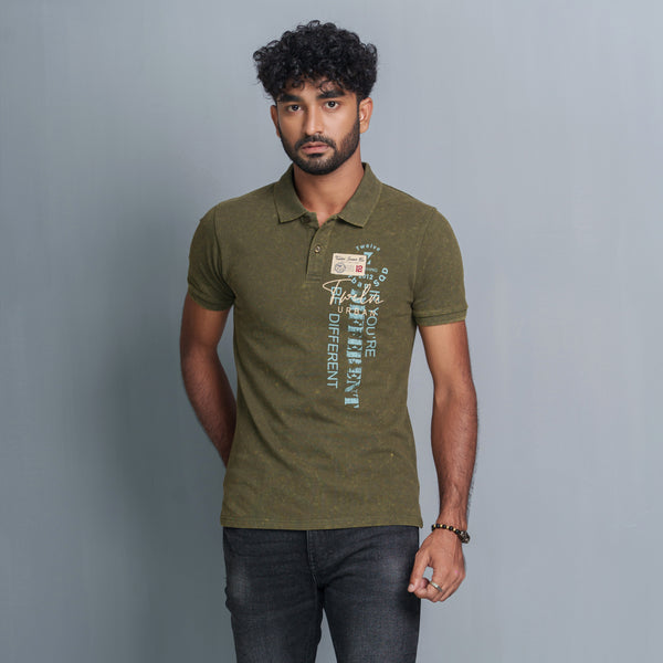 Mens Polo- Olive