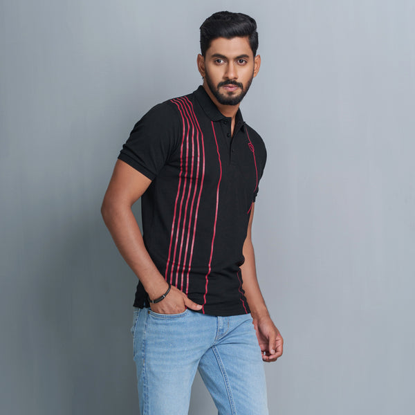 MENS POLO- BLACK