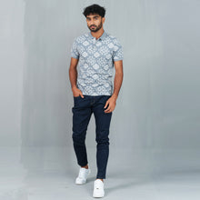 Load image into Gallery viewer, Mens Polo- Grey Aop
