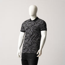 Load image into Gallery viewer, MENS POLO-BLACK AOP
