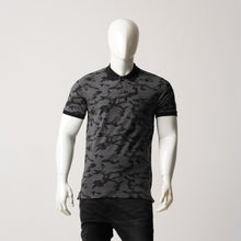 Load image into Gallery viewer, MENS POLO-BLACK AOP
