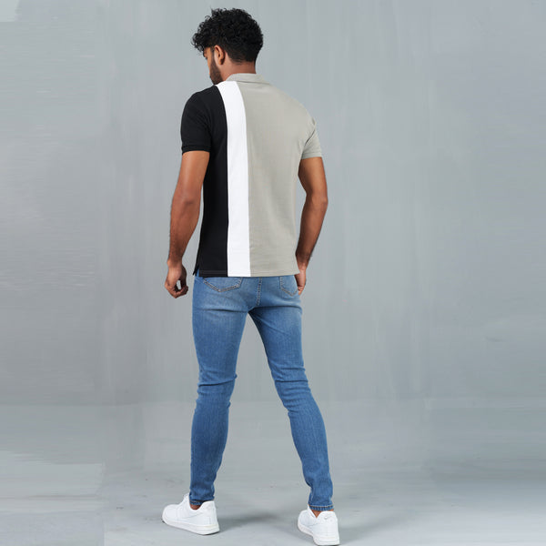 MENS POLO- GREY