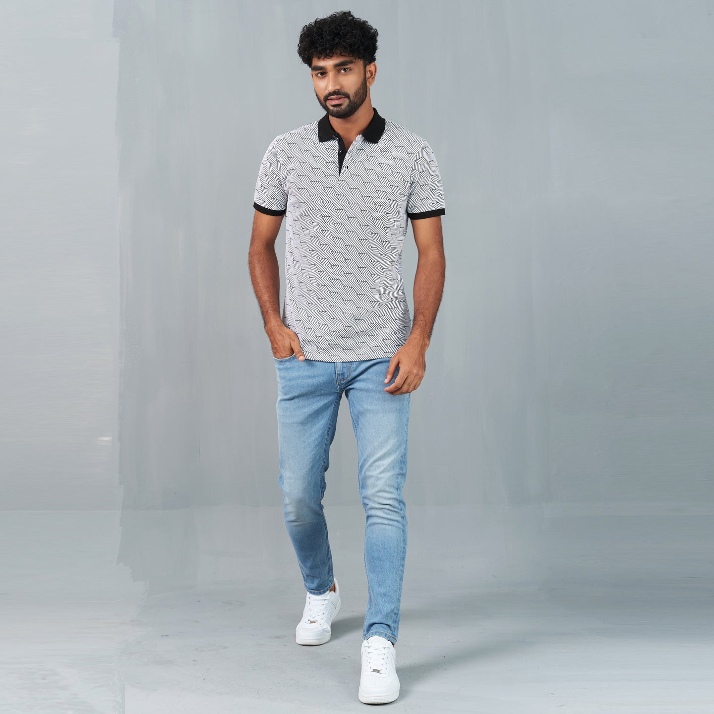 Mens Polo- White