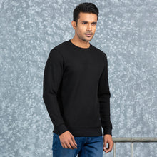 Load image into Gallery viewer, MENS SWEAT SHIRT- BLACK
