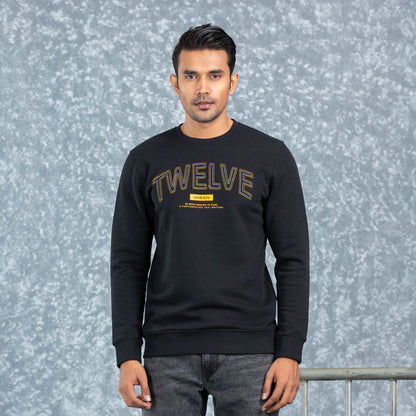 Mens Black Sweatshirt