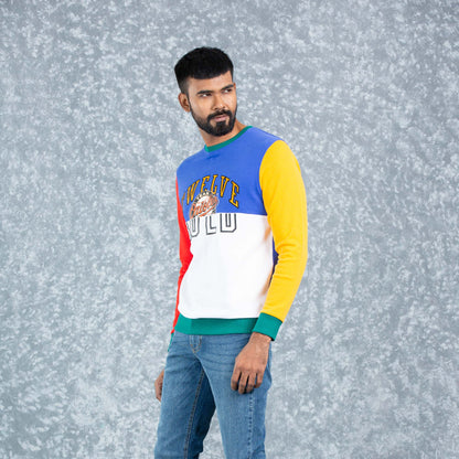 Mens Sweatshirt-Blue