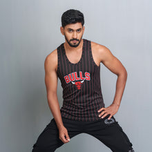 Load image into Gallery viewer, Mens Tank Top- Black &amp; Red
