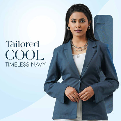 Womens Navy Blazer