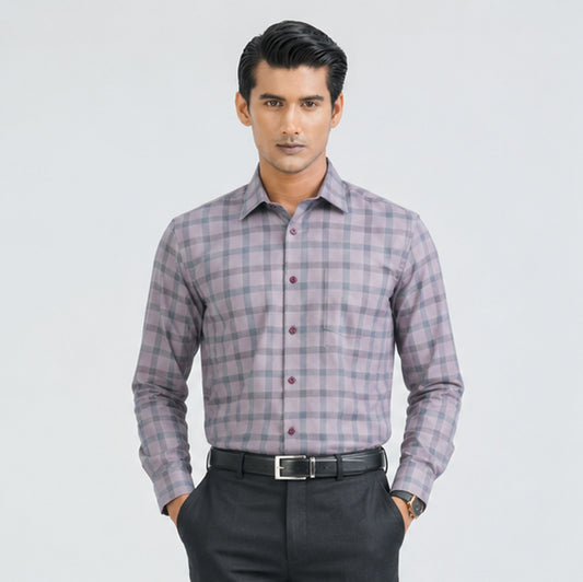 Men’s Purple Formal Shirt