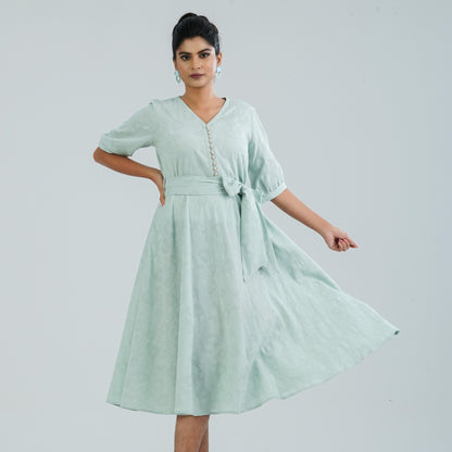 Womens Cotton Mint Dress