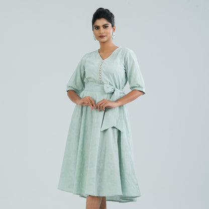 Womens Cotton Mint Dress