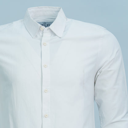 Men's White Formal Shirt