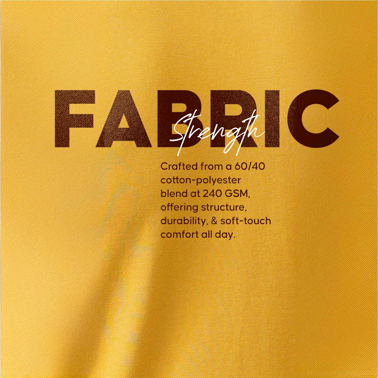 Mens Mustard Polo Shirt