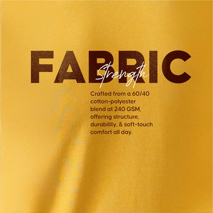 Mens Mustard Polo Shirt