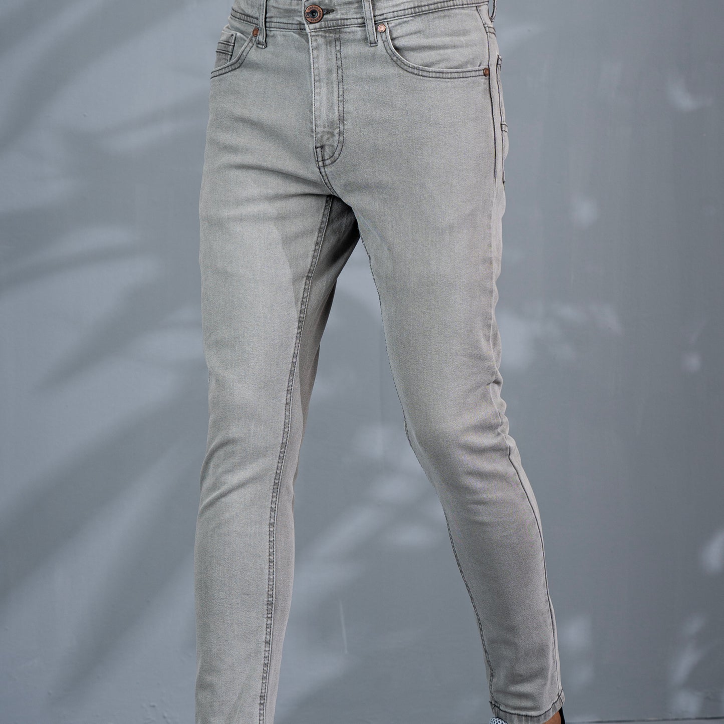 Mens Denim Pant- Light Grey