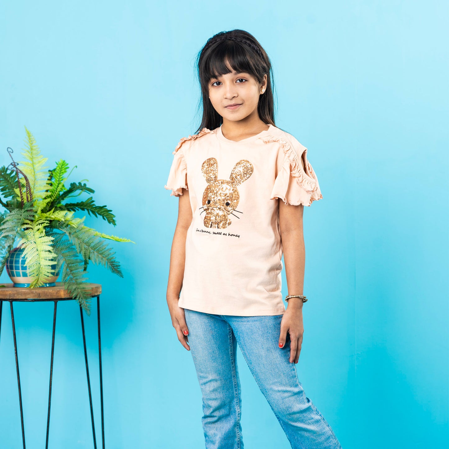 Girls T-Shirt- Rose