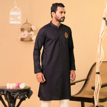 Load image into Gallery viewer, Mens Panjabi-Black
