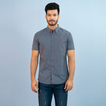 Load image into Gallery viewer, Mens Casual Shirt- Blue White Aop
