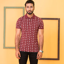 Load image into Gallery viewer, Mens Polo-Bordeaux
