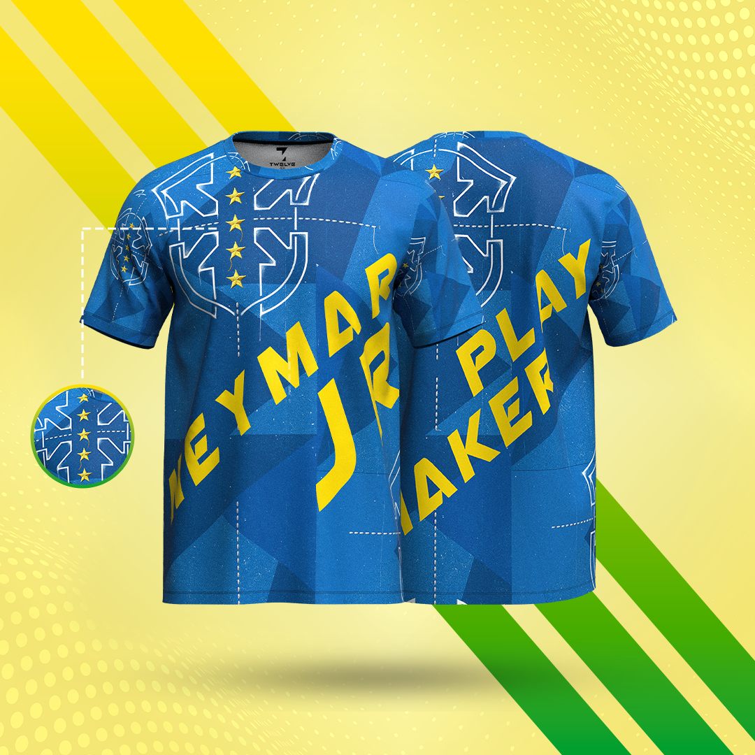 Men'S T-Shirt(Neymar)- Light Blue