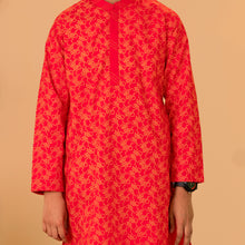 Load image into Gallery viewer, Boys Panjabi-Red 1
