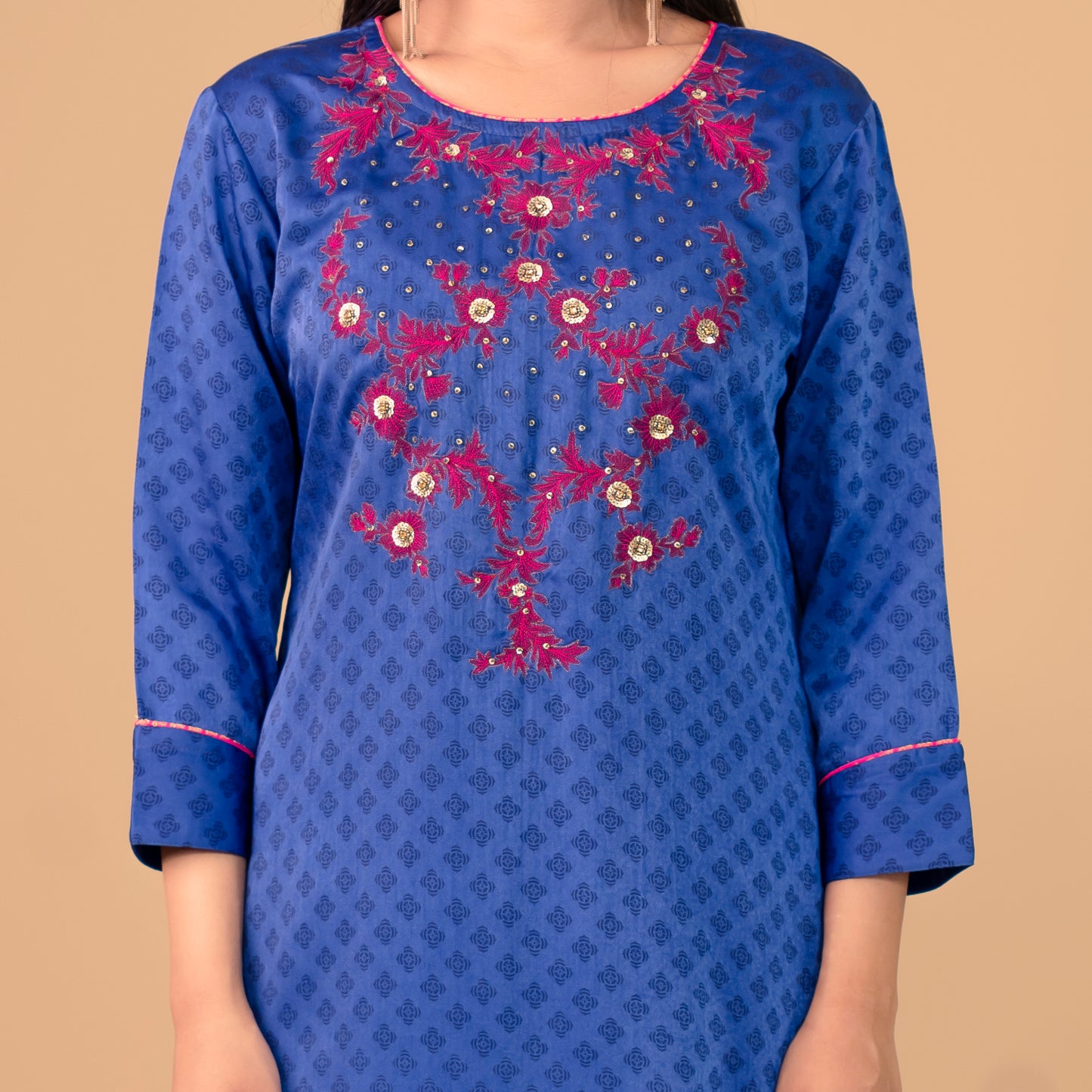 Womens Kurti-Royal Blue