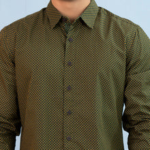 Load image into Gallery viewer, Mens Casual Shirt-Black Orange
