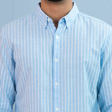 Load image into Gallery viewer, Mens Casual Shirt- Blue
