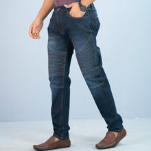 Load image into Gallery viewer, Mens Denim Pant- Dark Blue
