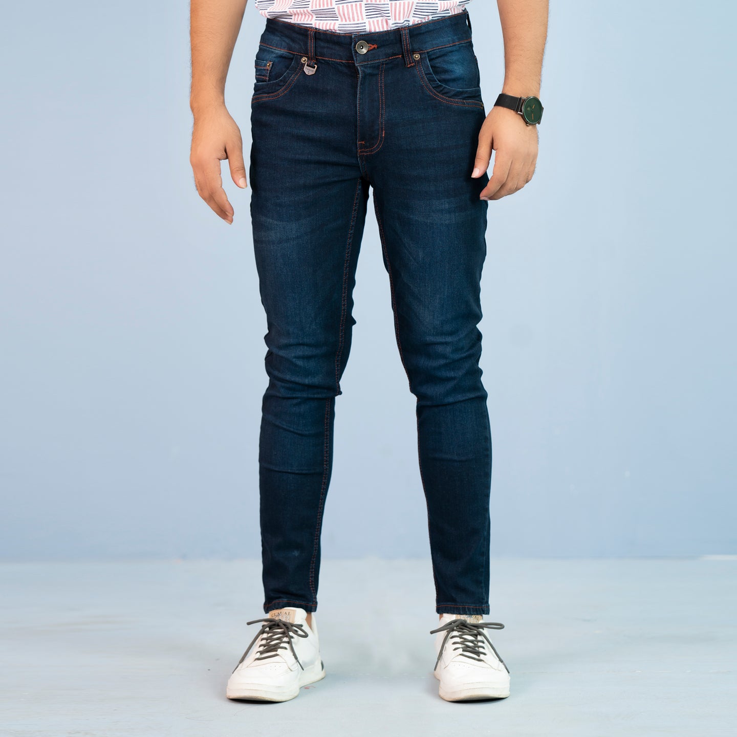 Mens Denim Pant- Dark Blue